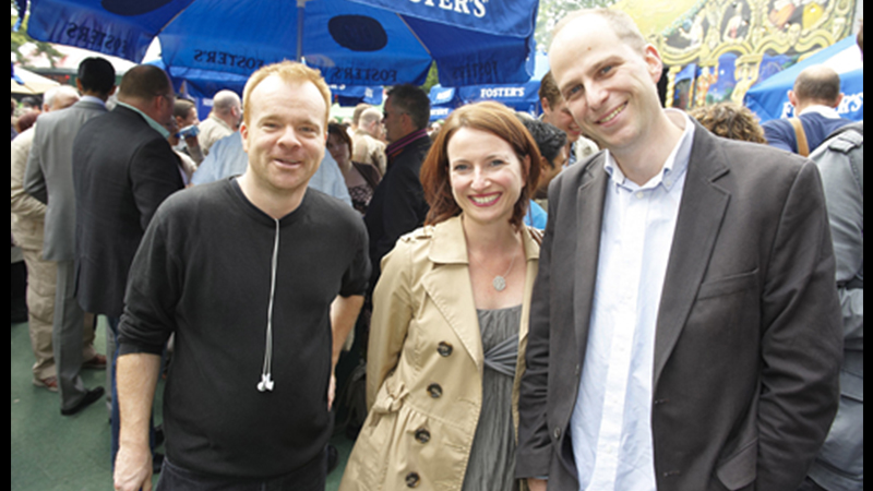 Julian Hall and Panel Chairman Dominic Cavendish