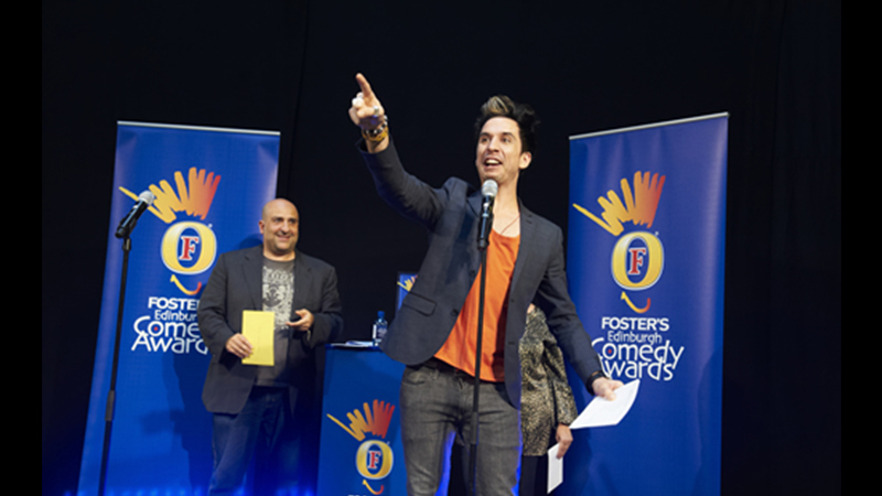 Russell Kane in action